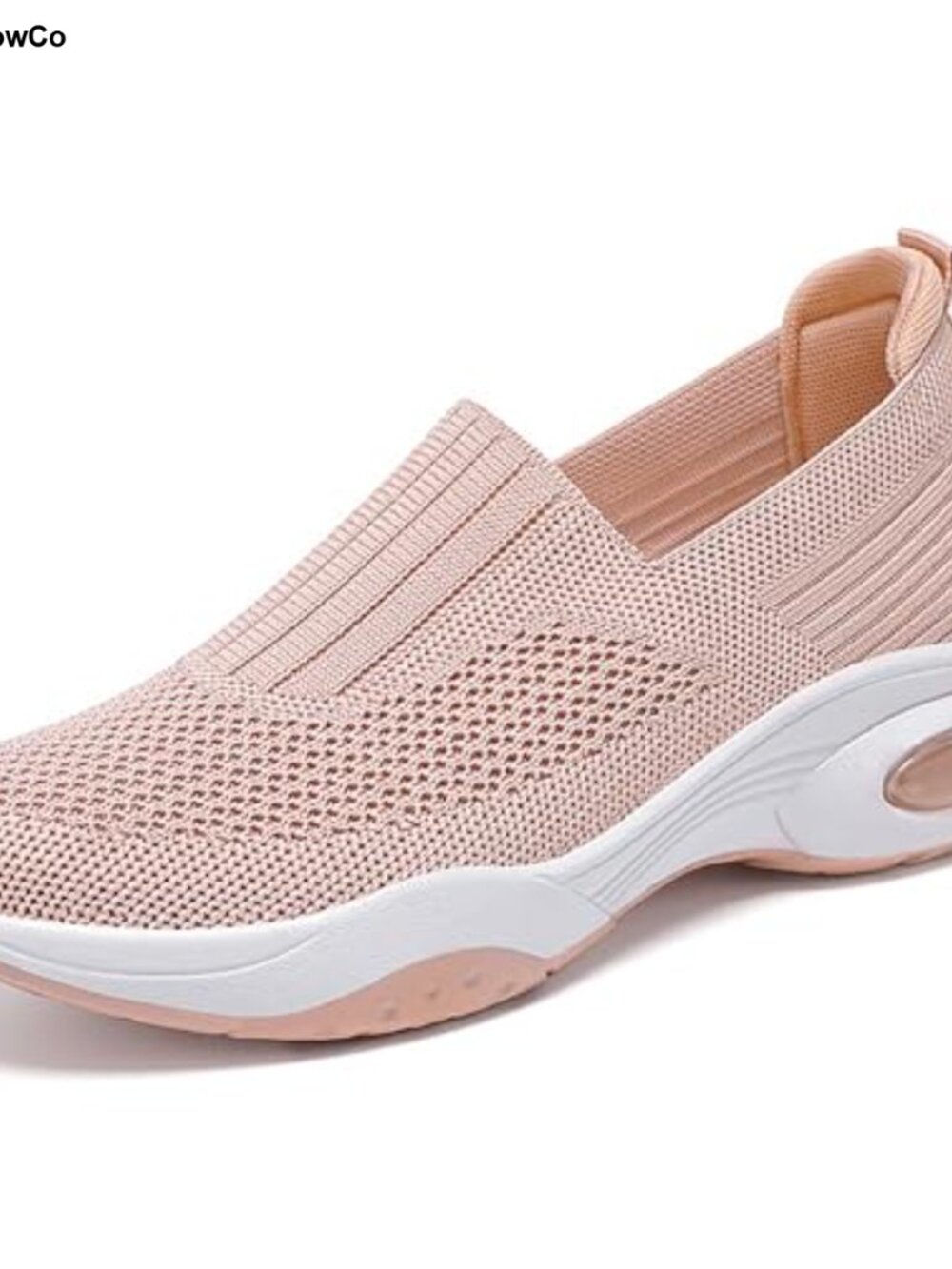 Women's Slip-On Orthopedic Sneakers Breathable Mesh Knitted Walking Shoes Wide